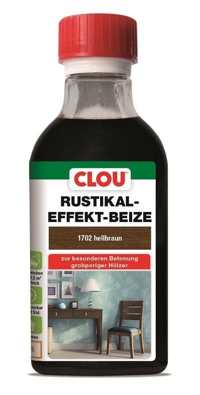Clou Rustikaleffekt-Beize Hellbraun 250 ml