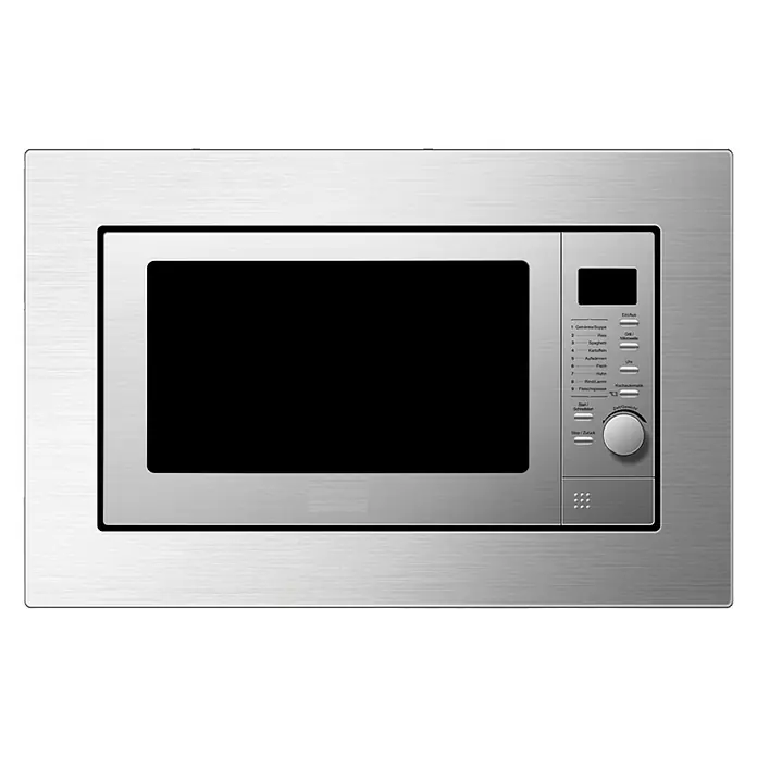 PKM Einbau-Mikrowelle MW800.8-20G-EB mit Grill Silber Edelstahl 800 W
