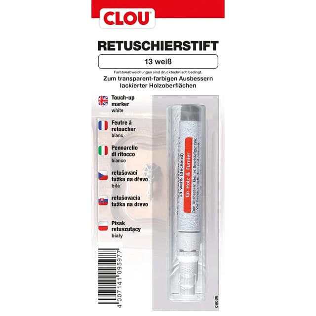 Clou Retuschier-Stift Weiß