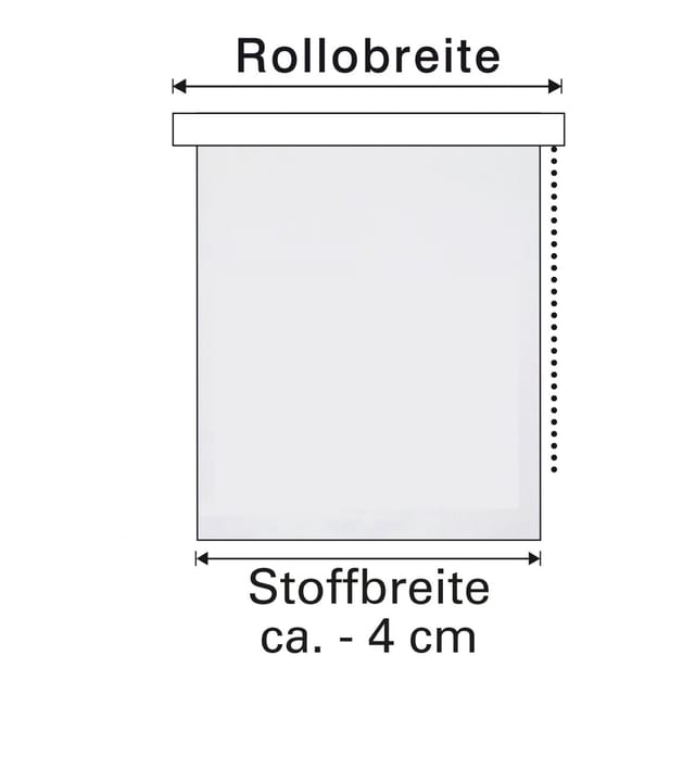 Gardinia Doppelrollo EasyFix 60 cm x 150 cm Schwarz