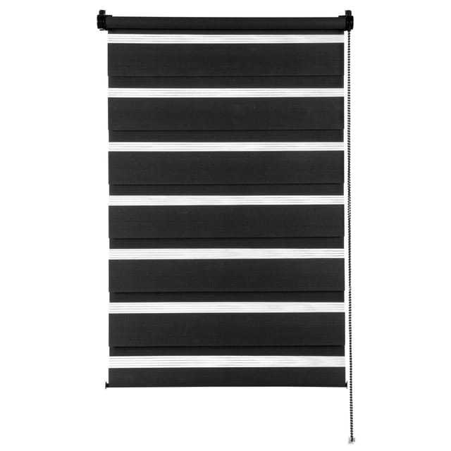 Gardinia Doppelrollo EasyFix 100 cm x 150 cm Schwarz