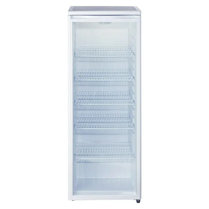 PKM Glastür-Kühlschrank GKS255 Weiß EEK: F