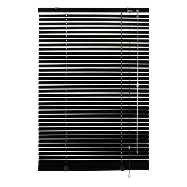 Gardinia Jalousie Aluminium 60 cm x 175 cm Schwarz