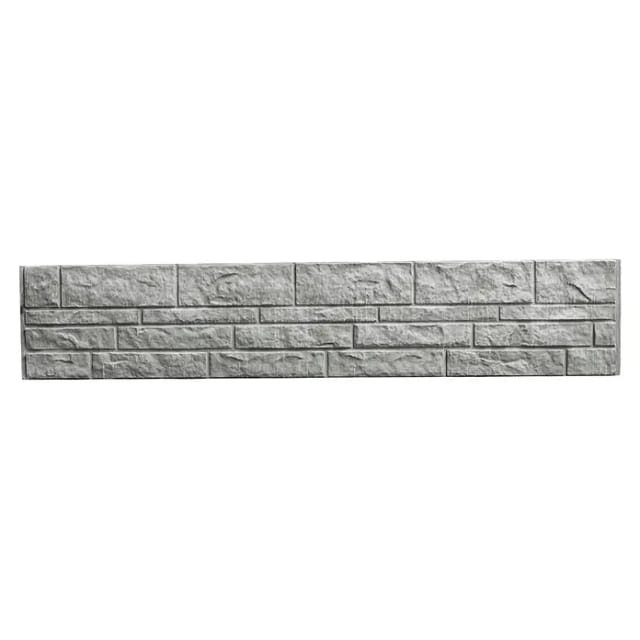Betonzaun-Platte Fels 200 cm x 38,5 cm x 3 cm