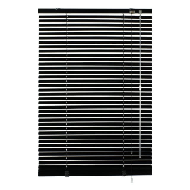 Gardinia Jalousie Aluminium 120 cm x 175 cm Schwarz