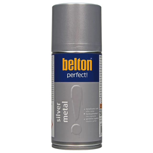 belton Buntlack Perfect Silver Metal Seidenmatt 150 ml