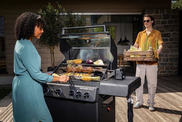 Rösle Drehspieß Allflame Silber