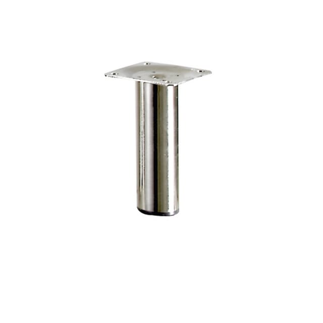 Hettich Tischbein Ø 30 mm x 100 mm Edelstahl-Optik