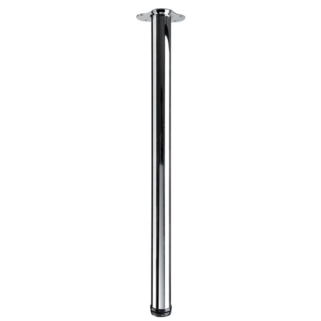 Hettich Tischbein Ø 60 mm x 900 mm Verchromt inkl. Montageplatte