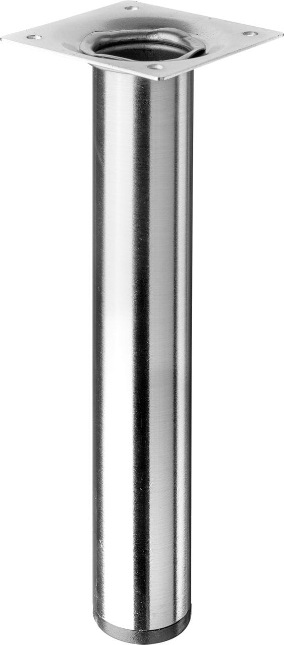 Hettich Tischbein Ø 30 mm x 200 mm Edelstahl-Optik