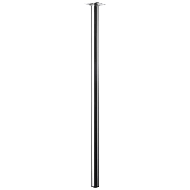 Hettich Tischbein Ø 30 mm x 700 mm Edelstahl-Optik