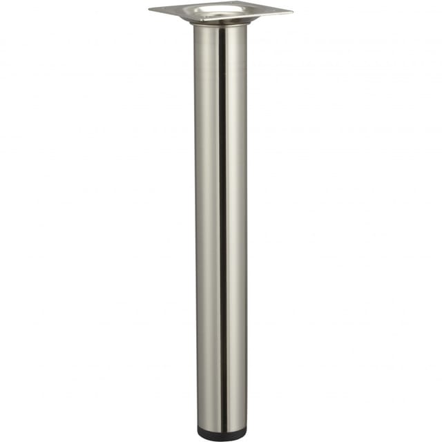 Hettich Tischbein Ø 30 mm x 250 mm Edelstahl-Optik