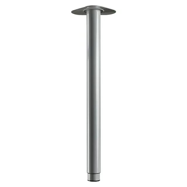 Hettich Tischbein Ø 50 mm x 600 - 900 mm Silber inkl. Montageplatte