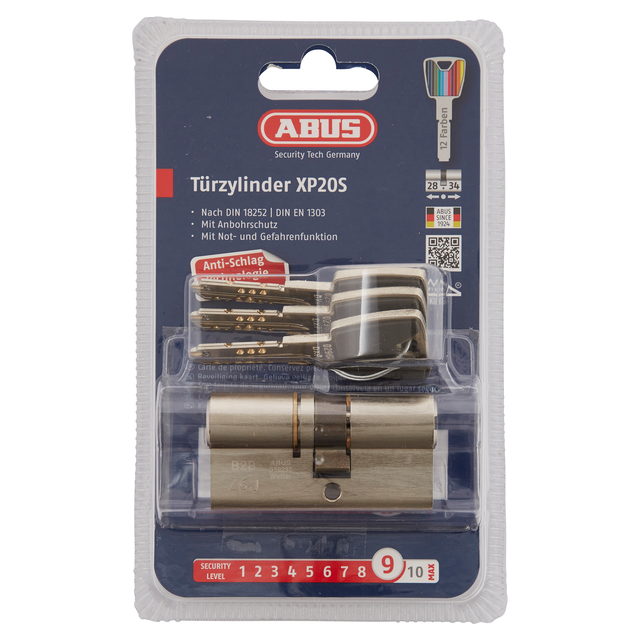 Abus Türzylinder XP20S 28/34