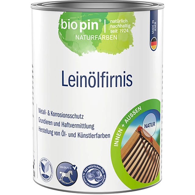 Biopin Leinölfirnis Transparent 2,5,
