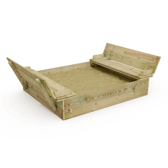 WICKEY Sandkasten Flippey 130 x 165 cm