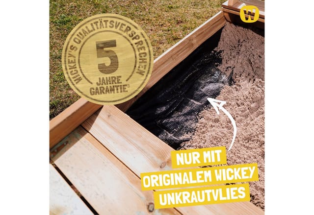 WICKEY Sandkasten Flippey 110 x 165 cm