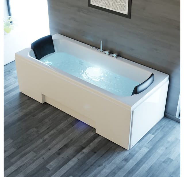 Tronitechnik Whirlpool Badewanne Ios 170Cm X 75Cm Inkl Spülfunktion Hydromassage Und Farblichtherapie Sanitaeracryl