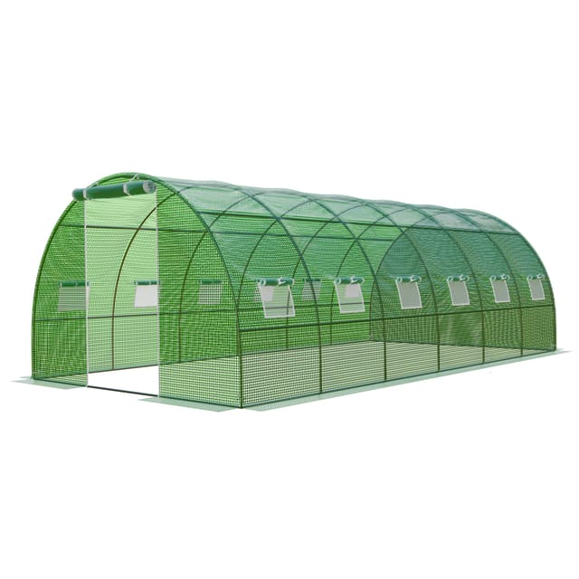 Garmio Foliengewaechshaus Carini Tomatenzelt Winterfest 6X3X2M Frühbeet Pflanzenhaus Gemüse Und Obst Hochbeet
