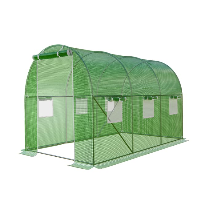 Garmio Foliengewaechshaus Cicata Tomatenzelt Winterfest 3X2X2M Frühbeet Pflanzenhaus Gemüse Und Obst Hochbeet