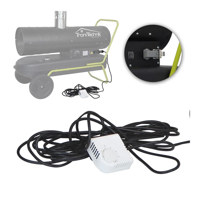 TroniTechnik Externes Thermostat für Heizkanone Tt-Hk 244 und Tt-Hk 245 Dieselheizer