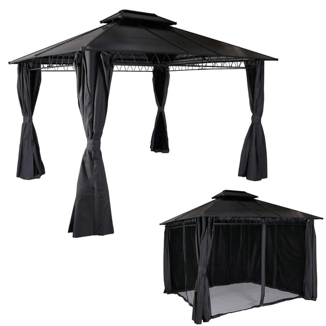 MCW Hardtop Pergola M81 Grau 3,6x3m
