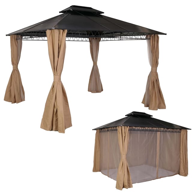 MCW Hardtop Pergola M81 Creme 3,6x3m