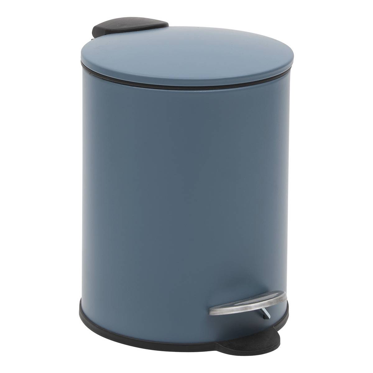 Colorama-abfalleimer, Rund, 2,7 L, Blau - 5five