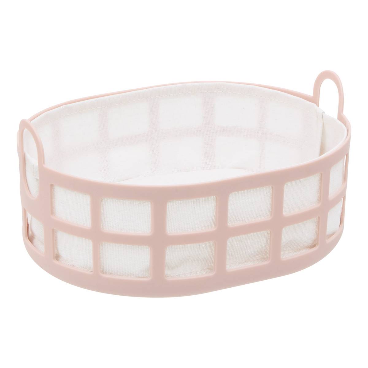 Ovaler Brotkorb „poly“, L 24 Cm, Rosa - 5five