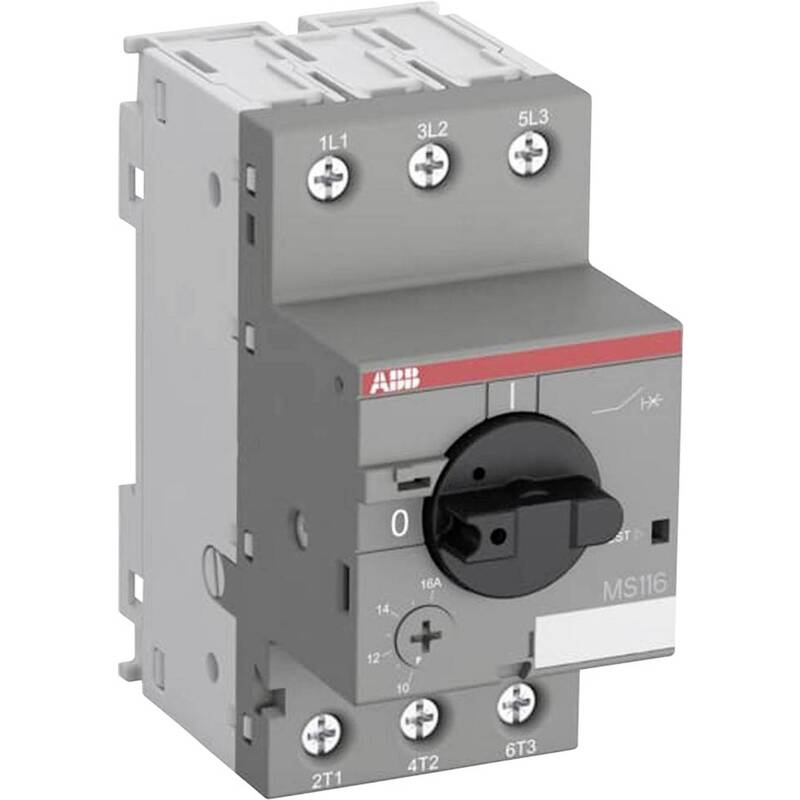 [neuwertig] B-ware Abb Motorschutzschalter Ms 116-4 Einstellbar 690v Ac 4a Ip20 1 Stück 100000