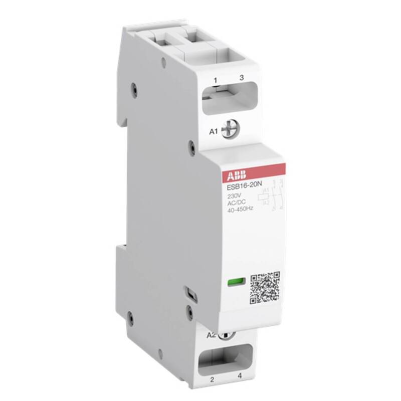 [neuwertig] B-ware Abb Installationsschütz Esb16-20n-01 2polig 16a 220-250v Ip20 Schütz 1 St.