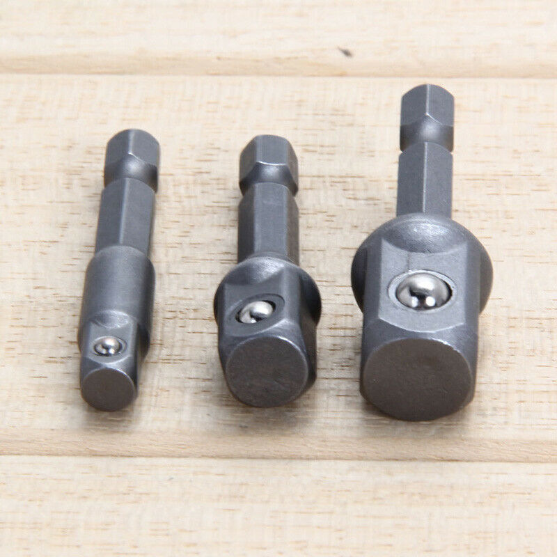 Anpassbar An Sechseckige Douille Der Größen 1/4, 3/8, 1/2 Mm Für Pneumatische Tournevis Und Anpassungsfähigkeit An Elektrische Douille