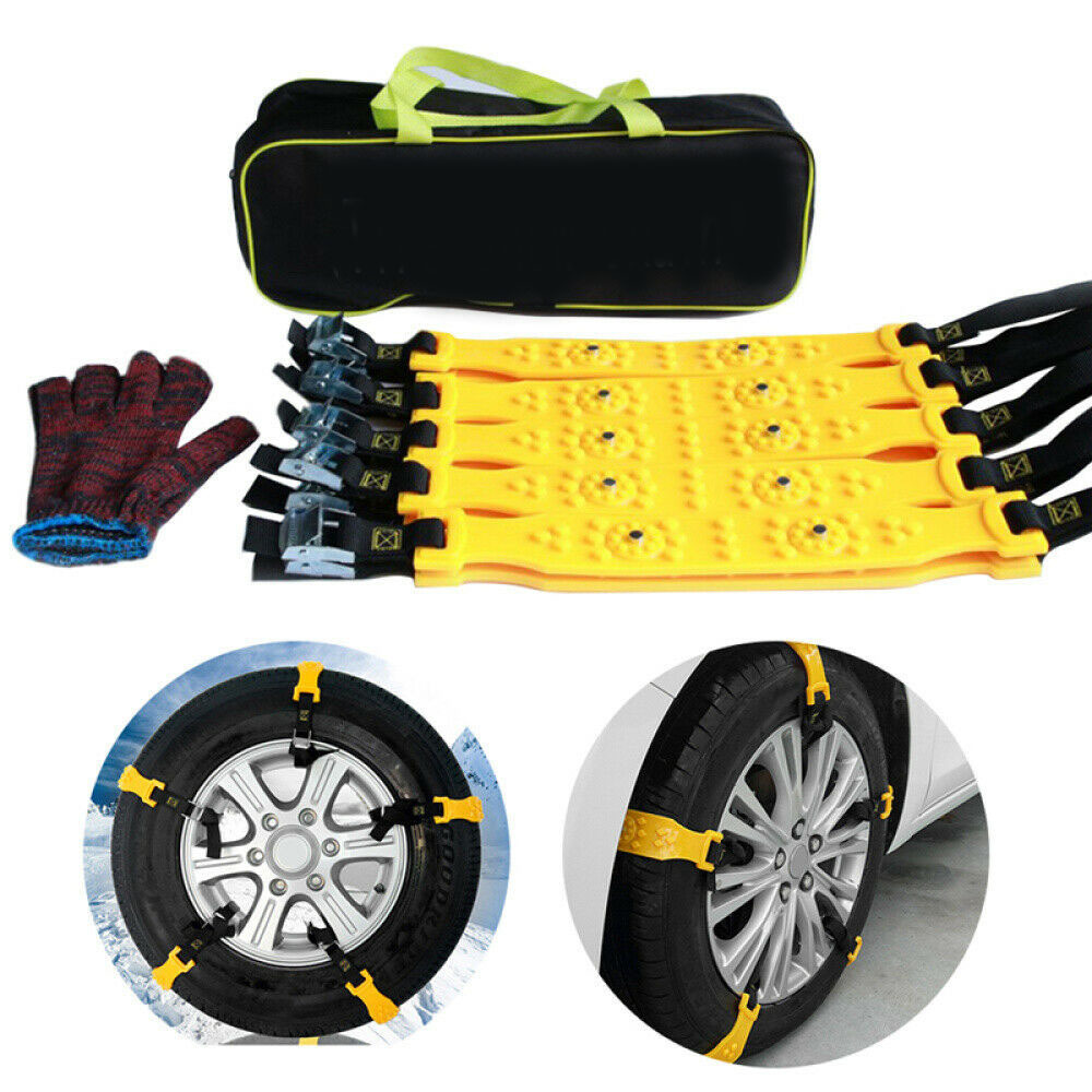 Chaînes À Neige Universelles Pour Voiture, Épaissies Und Élargies (10 Chaînes)