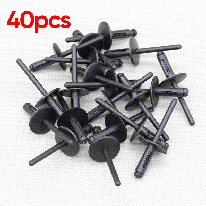 Lot Von 40 Nieten Aus Kunststoff Baoma S04, Autoklemmen, D'Aile-clips, D'Aile-erweiterungsstützen