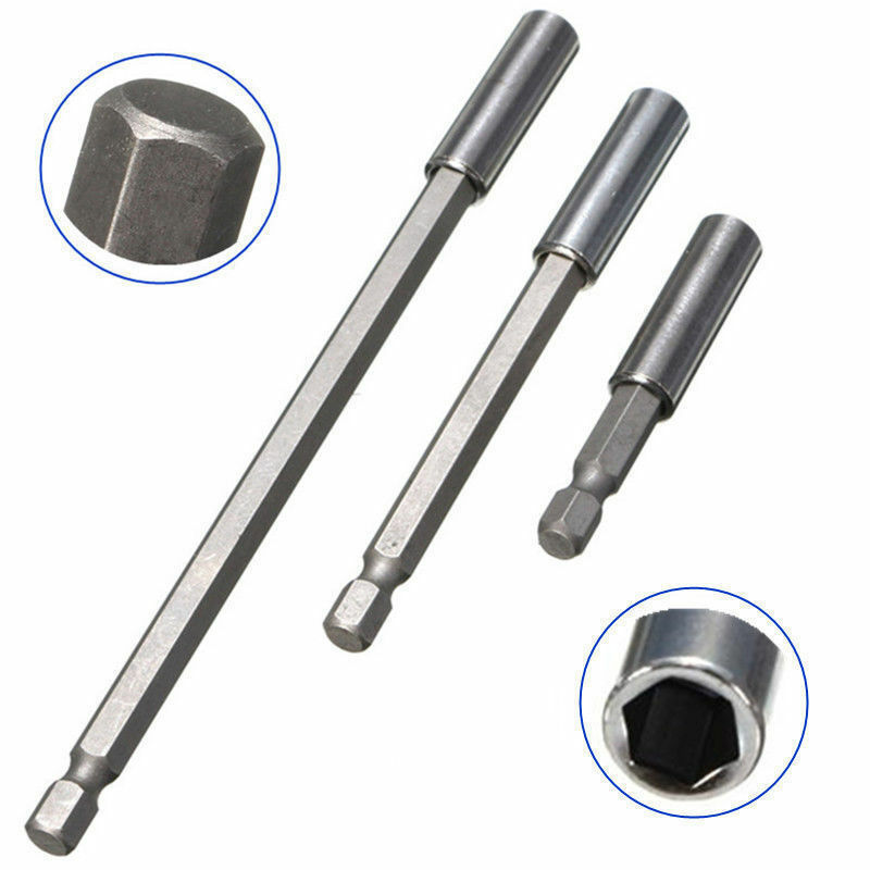 Set Mit 3 75/100/150-mm-verzierungen Mit Magnetring Und Schnellem 1/4-zoll-adapter