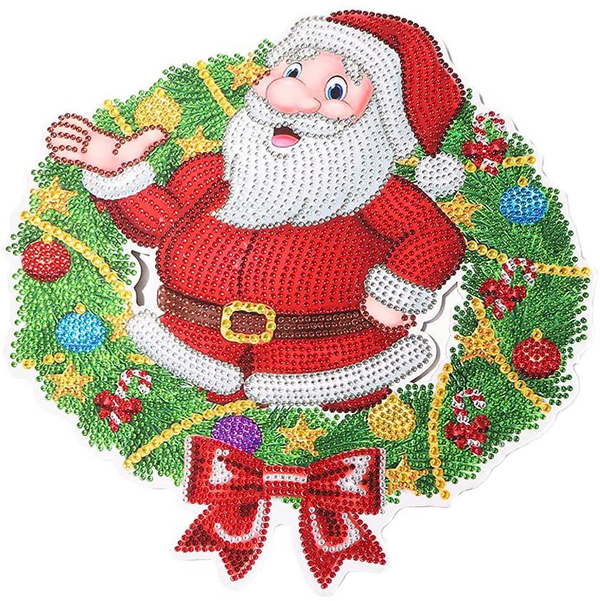 Diamant-5d-diamant-dekoration, So Ähnlich: Père Noël Et Strass. Blumenkranz Und Père Noël In Strass.