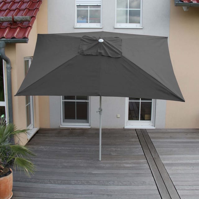 MCW Sonnenschirm Castellammare 2x3m Neigbar Anthrazit