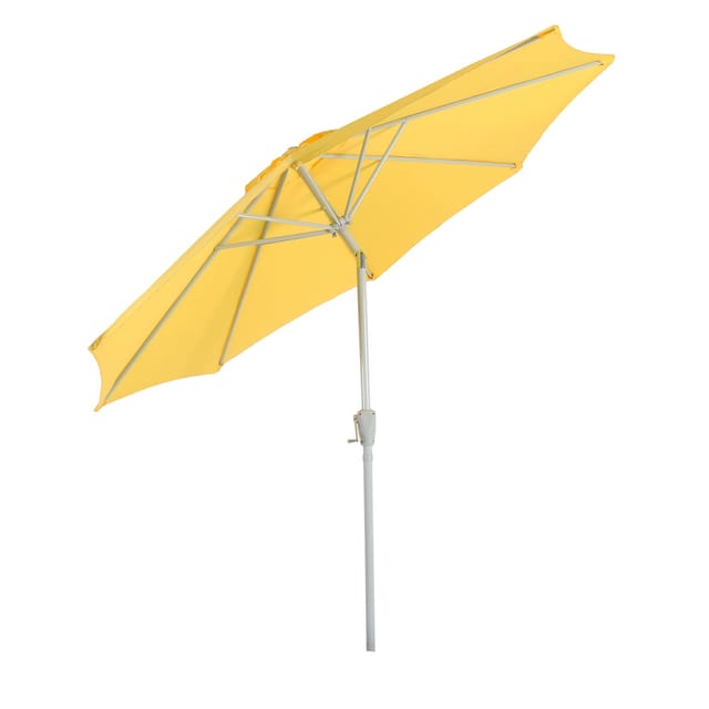 MCW Sonnenschirm Asti Ø 2,7m Neigbar Gelb