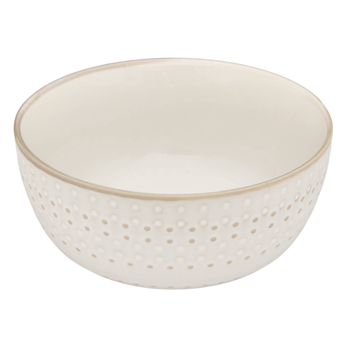 Schale Mit Punktmuster „camille“, Durchmesser 15 Cm, Weiß - Atmosphera Créateur D'Intérieur