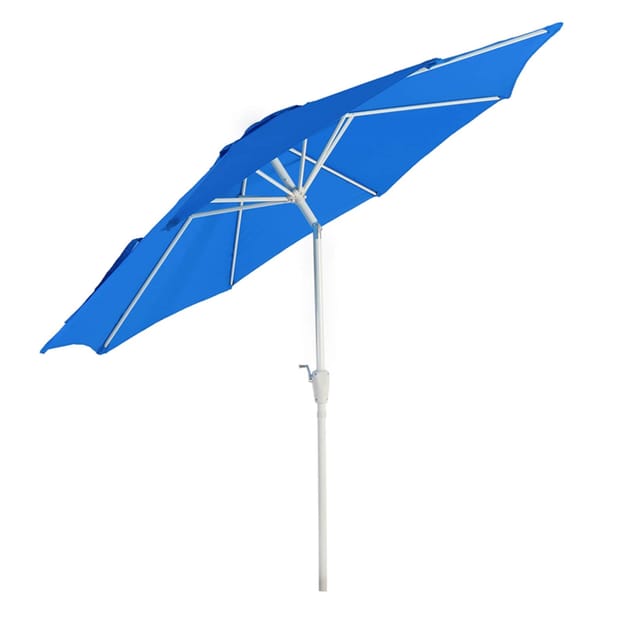 MCW Sonnenschirm Asti Ø 3m Neigbar Blau