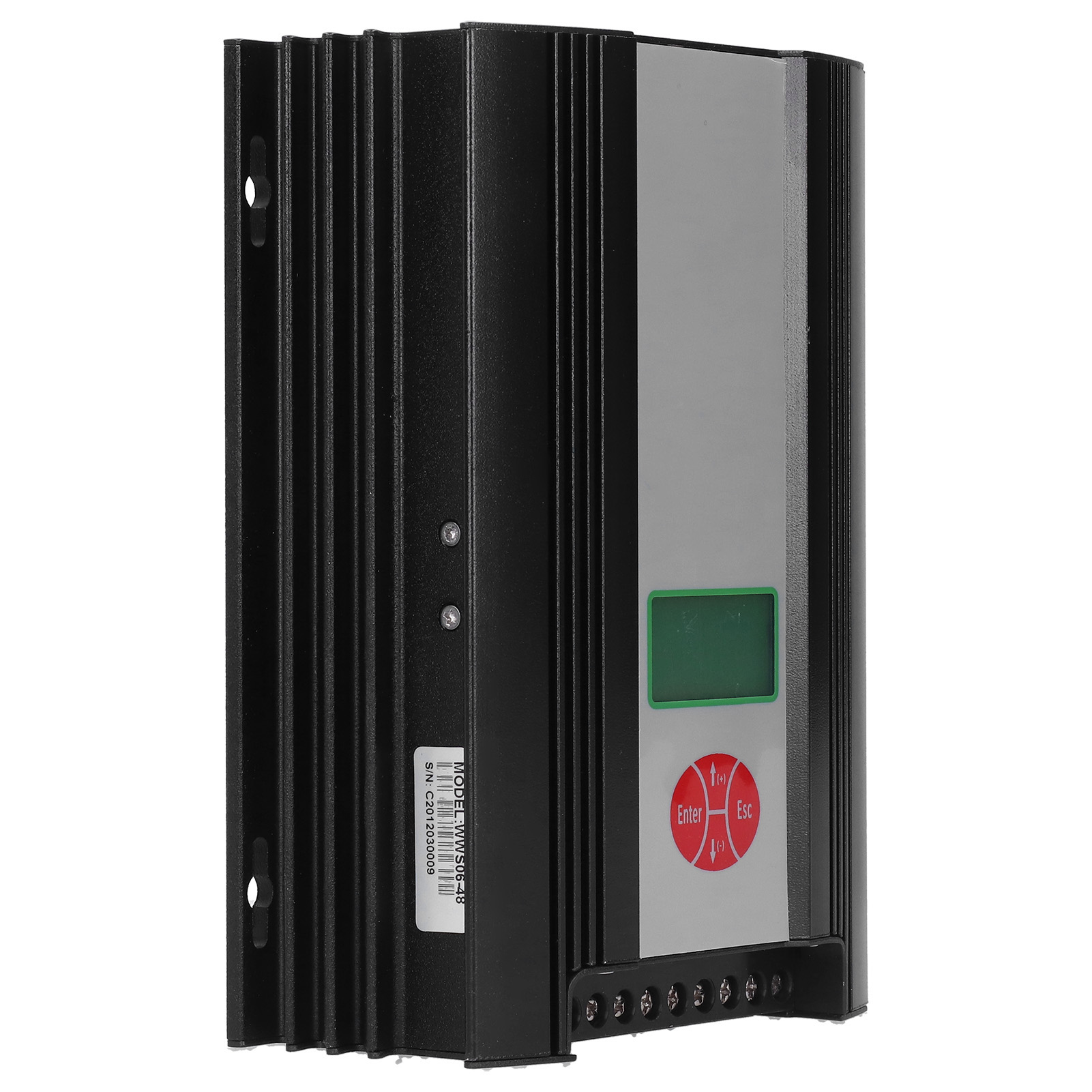 48v Dc 600w/300w Hybrid-wind-solar-regler Mit Lcd-display, Intelligentem Batterieladegerät Und Laderegler Für Heimsysteme