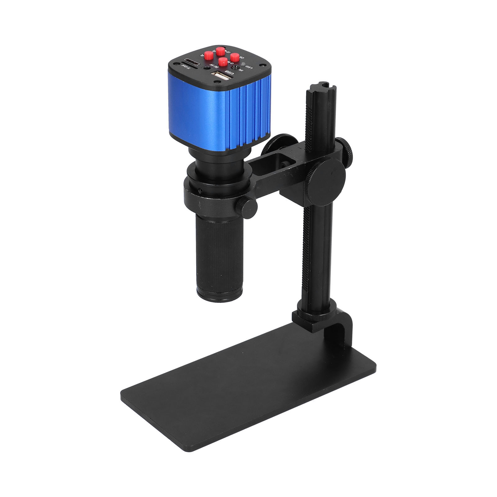 Verstellbare 76-mm-fokussierstütze Für Binokulare Trinokulare Stereomikroskope, Säule Mit 32 Mm Durchmesser, Präzise Fixierung.