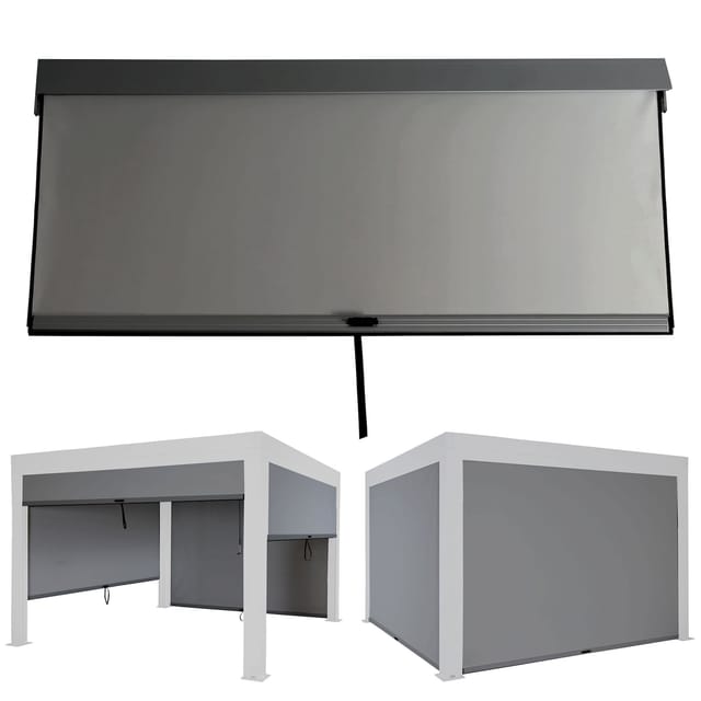 MCW Seitenwand Für Pergola L46 Anthrazit 3x4m