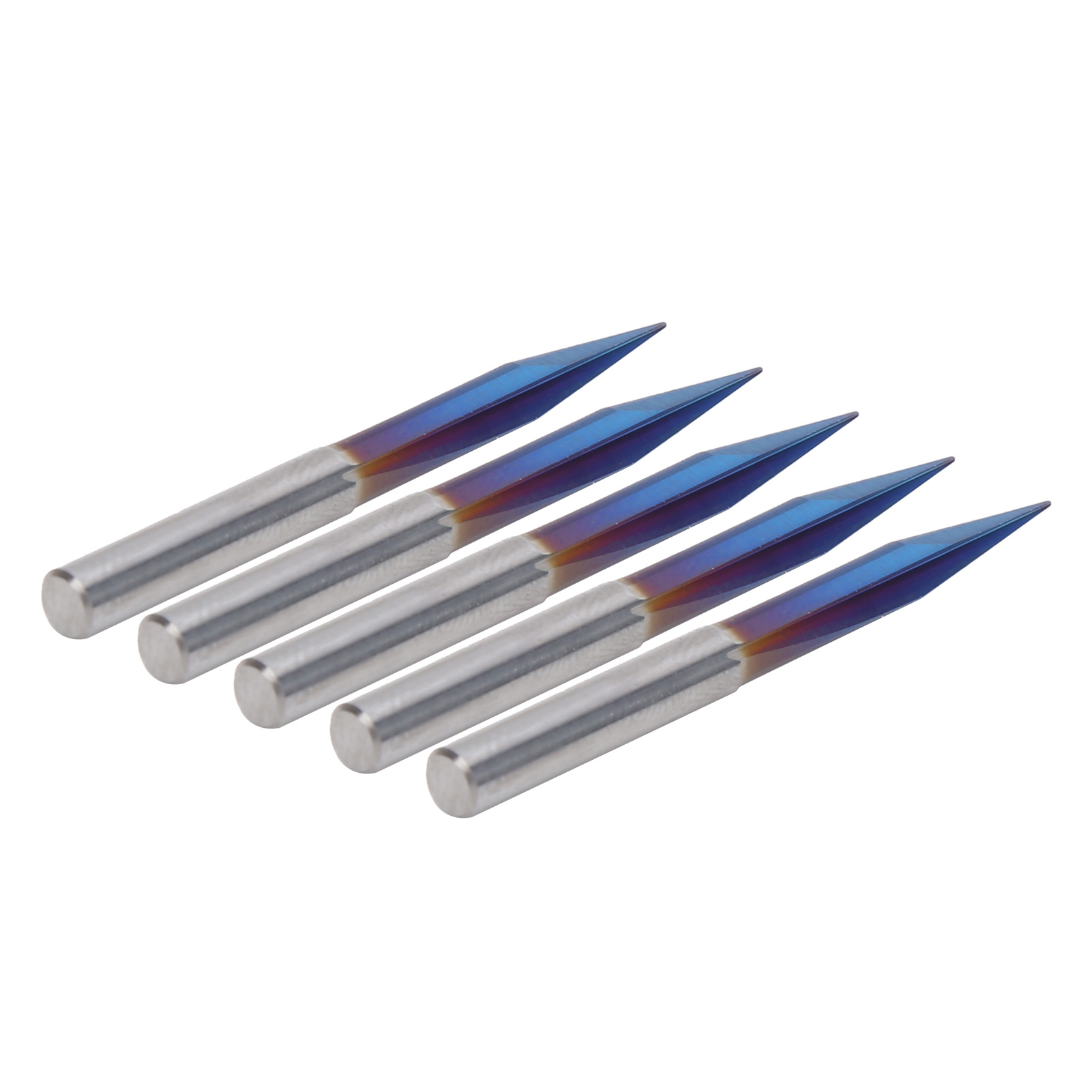 Set Mit 10 Fräsern, 3,175 Mm, Hartmetall-gravurfräser Für Leiterplatten, Kunststoff, Hartholz, Präzisionsschnitt