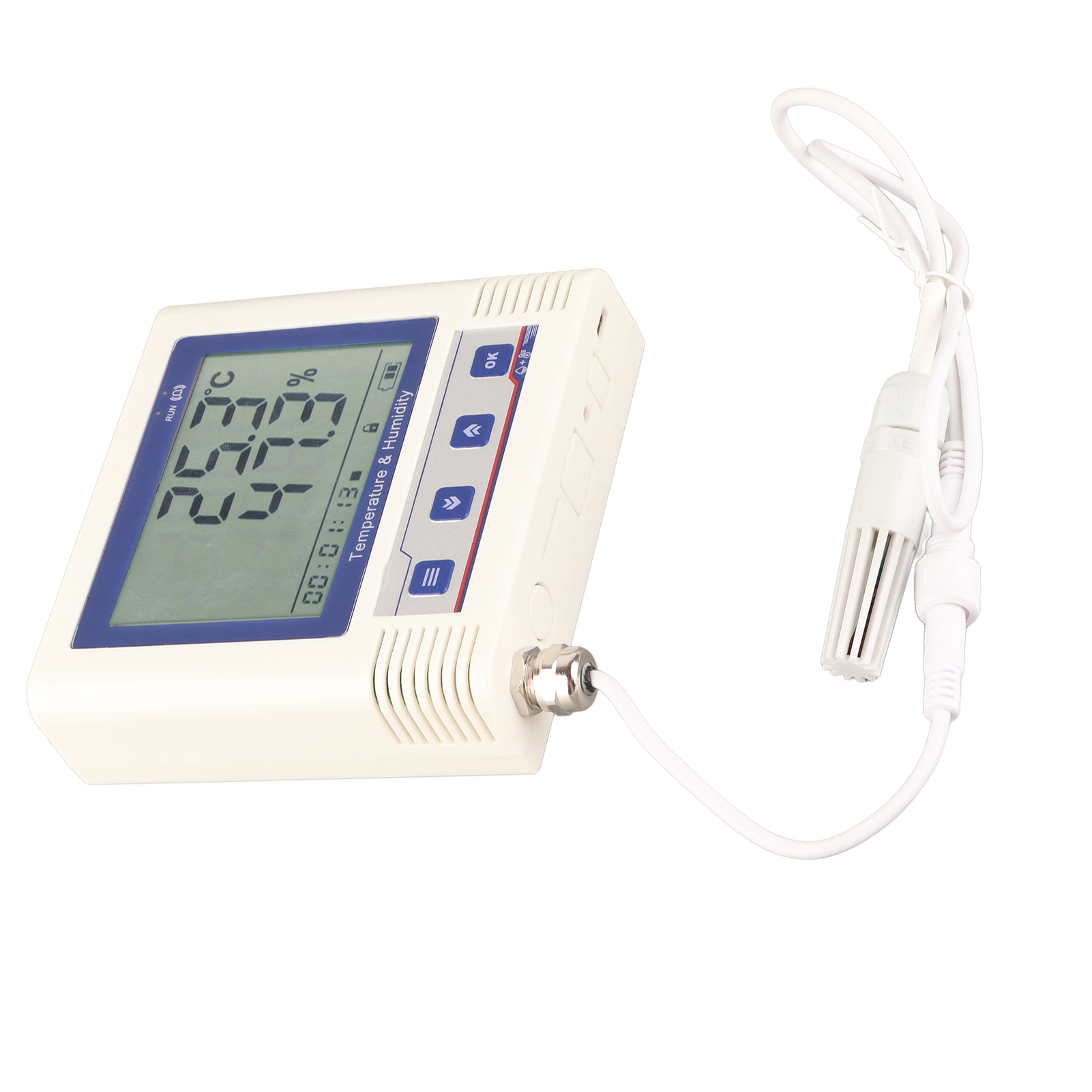 Integrierter Usb-temperaturrekorder, Datenprotokoll Mit Lcd-bildschirm, Standardgenauigkeit, Interner Sensor