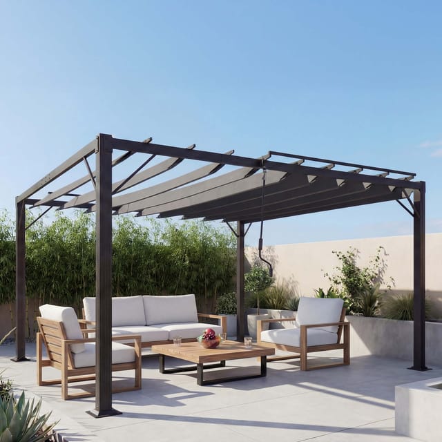 MCW Pergola L40 3x3m Anthrazit