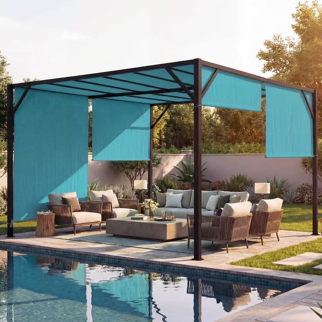 MCW Pergola Beja 3x4m Türkis