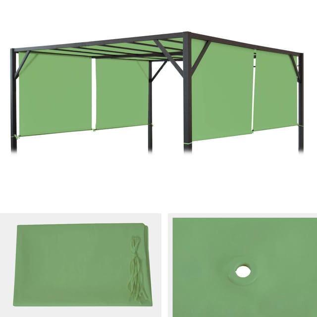 MCW Ersatzbezug Dach Für Pergola Beja 4x4m Grün