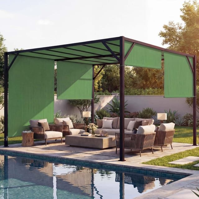 MCW Pergola Beja 3x4m Grün