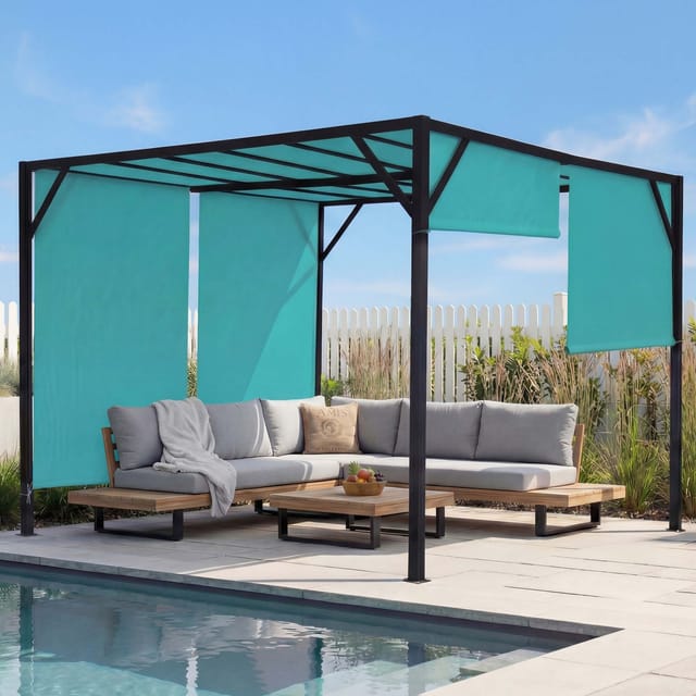 MCW Pergola Beja 3x3m Türkis
